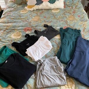Assorted Maternity Tops and Pants Collection size medium